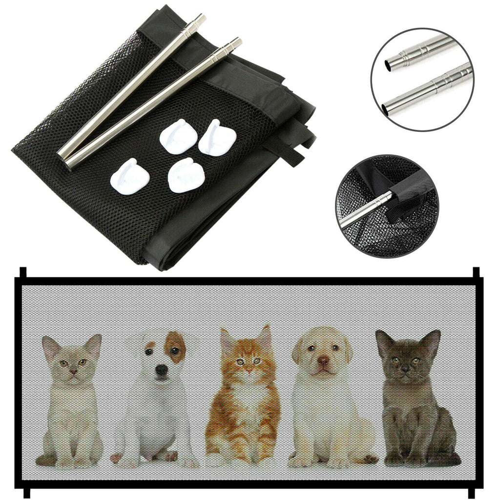 Adjustable Pet Safety Gate - Indoor Barrier