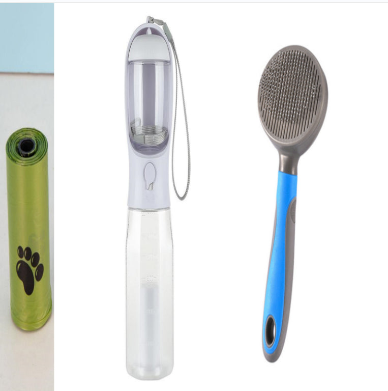 Portable Dog Water Bottle Food Feeder