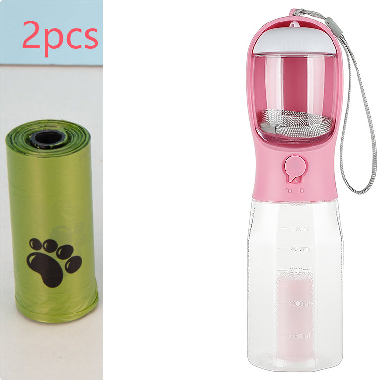 Portable Dog Water Bottle Food Feeder