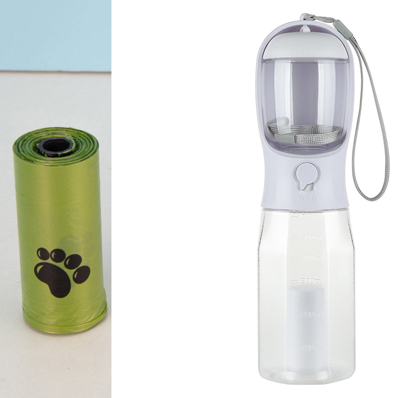 Portable Dog Water Bottle Food Feeder