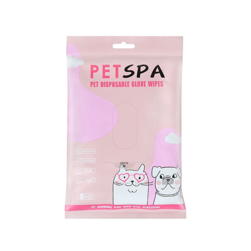 Dog Wipes Gloves
