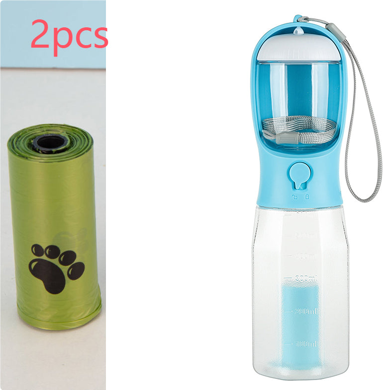 Portable Dog Water Bottle Food Feeder