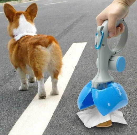 Portable Dog Poop Scooper with Bags