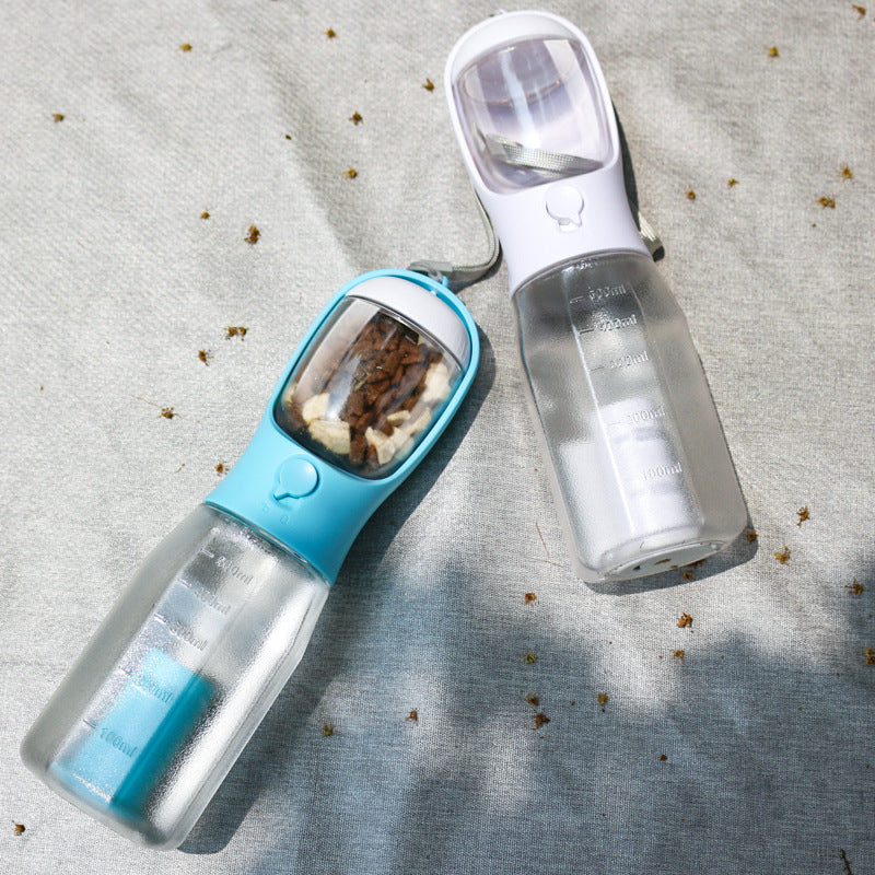 Portable Dog Water Bottle Food Feeder
