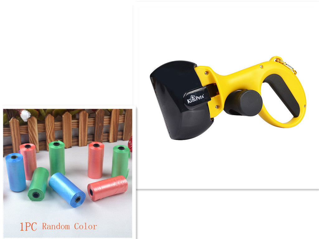 Portable Dog Poop Scooper with Bags