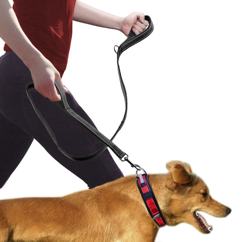 Dog Double Handle Pull Leash