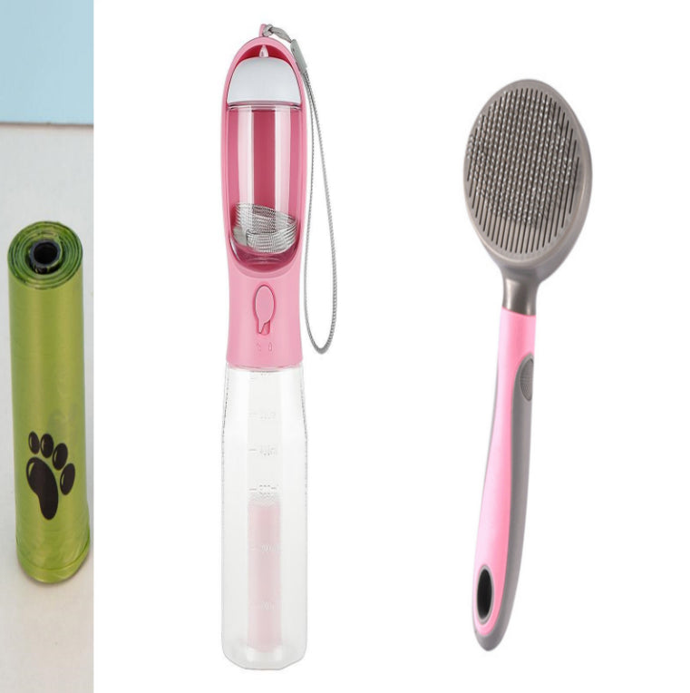 Portable Dog Water Bottle Food Feeder