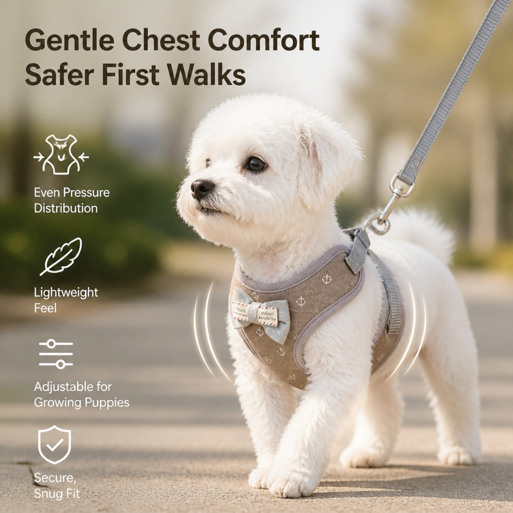 Gentle chest comfort - safer first walks, key benefits