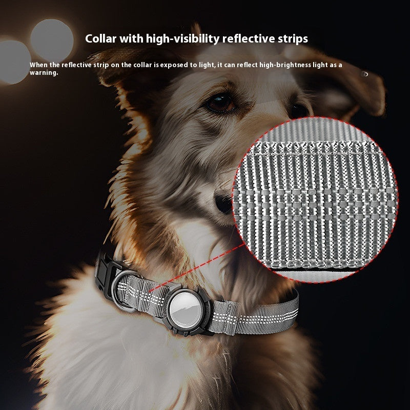 AirTag Dog Reflective Collar