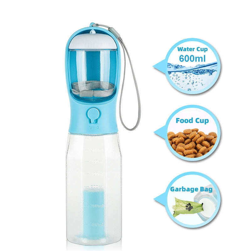 Portable Dog Water Bottle Food Feeder