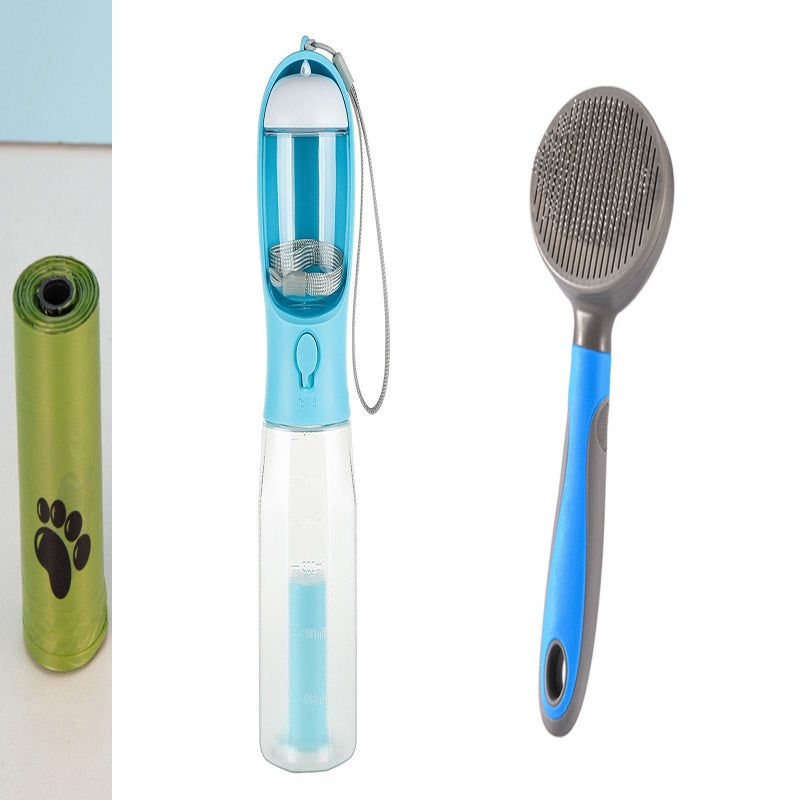 Portable Dog Water Bottle Food Feeder