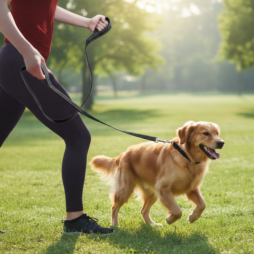 Jogging in park