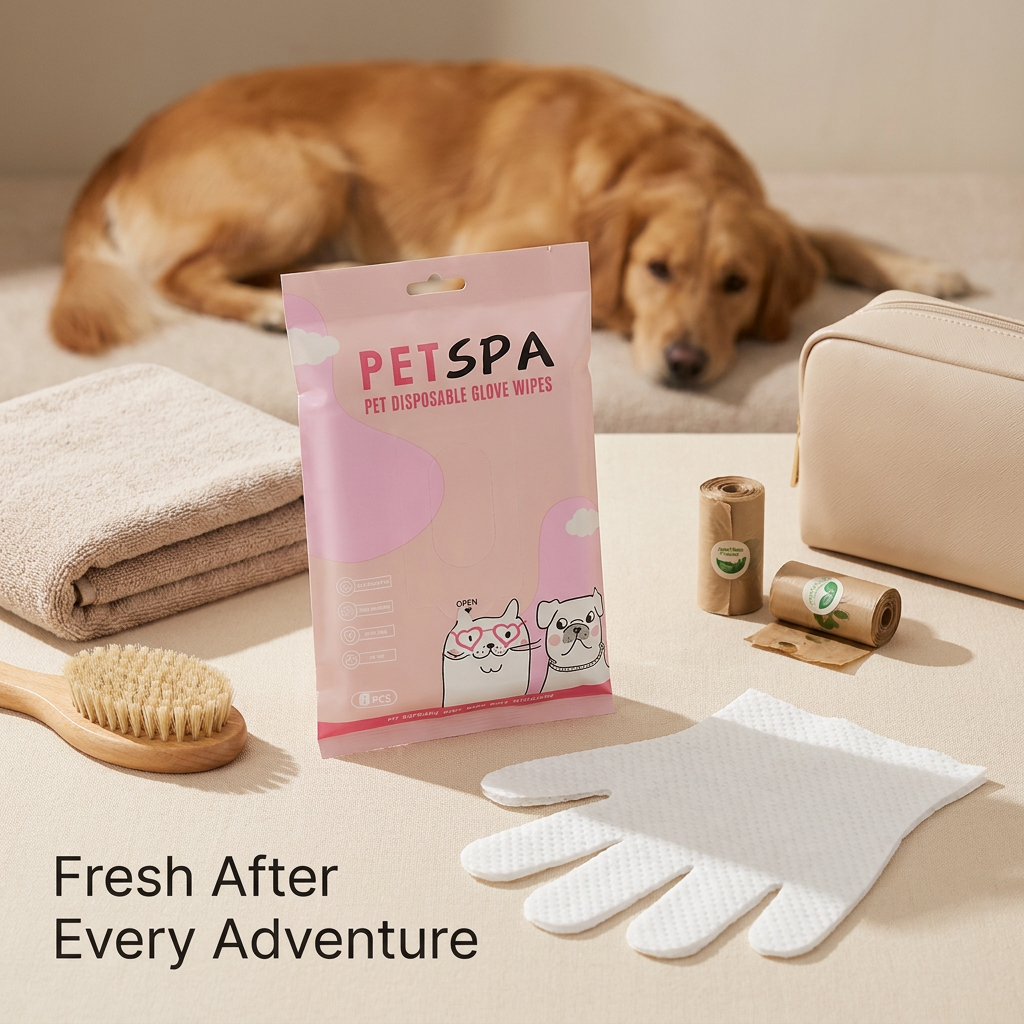 Dog Wipes Gloves