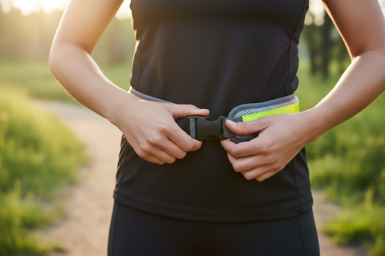 Waist Belt Adjustment – Hands-Free Dog Leash